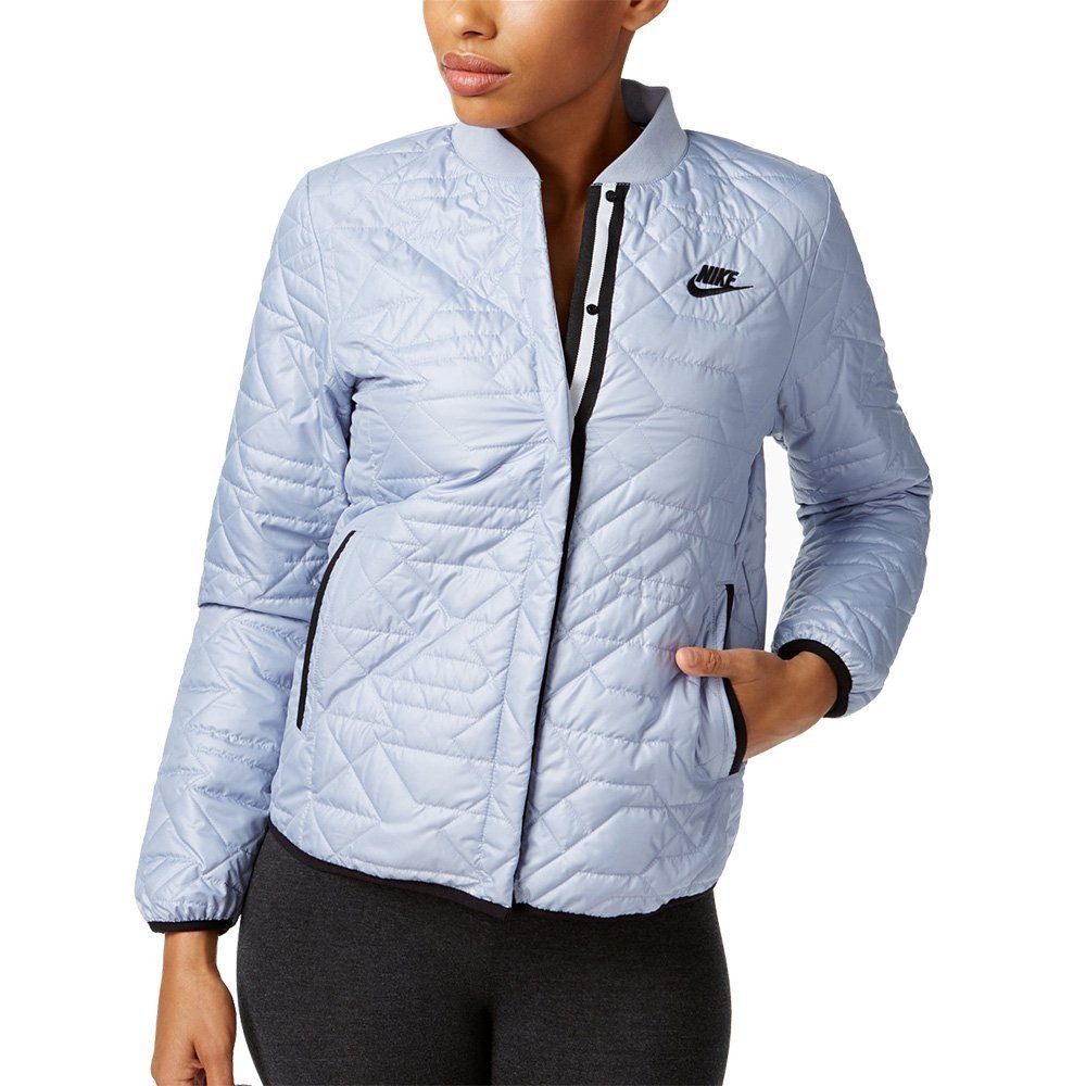 Nike Nike Women's Sportswear Quilted Jacket Glacier Grey Size Xsmall